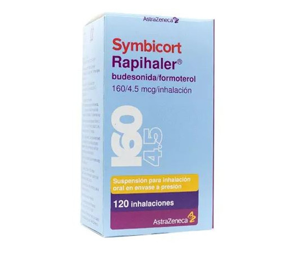 Thuốc trị hen suyễn Symbicort Rapihaler 160/4.5mcg (120 liều)