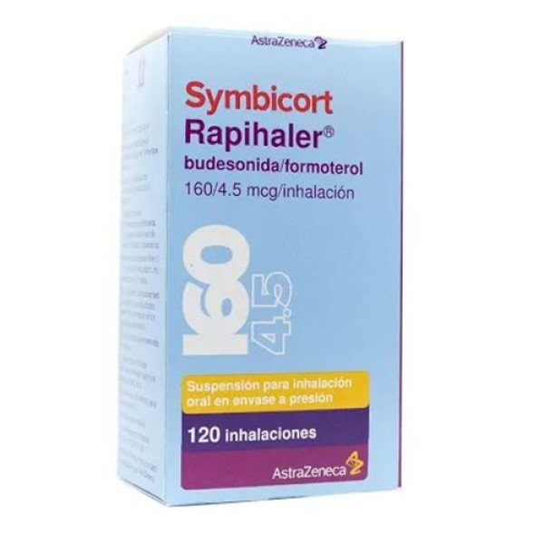 Thuốc trị hen suyễn Symbicort Rapihaler 160/4.5mcg (120 liều)