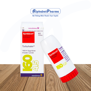 Bột hít trị hen suyễn Symbicort Turbuhaler 160/4.5mcg (60 liều)
