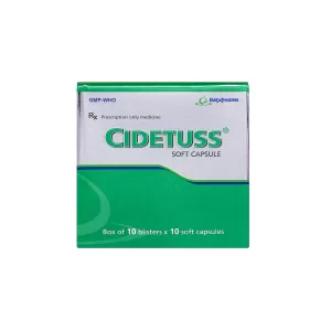 Cidetuss (10 vỉ x 10 viên/hộp)