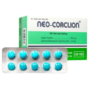 Thuốc điều trị ho, long đờm Neo-Corclion (10 vỉ x 10 viên/hộp)