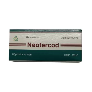 Neotercod (2 vỉ x 10 viên/hộp)