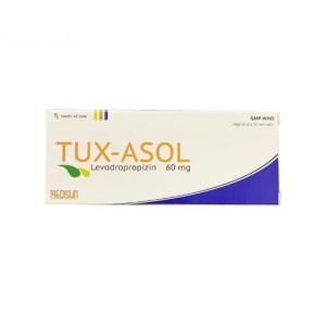 Thuốc trị ho trong bệnh lý hô hấp Tux-asol (3 vỉ x 10 viên/hộp)
