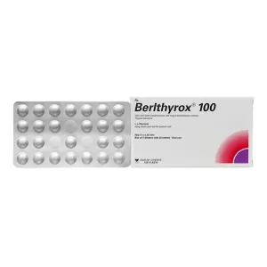Berlthyrox 100mcg (4 vỉ x 25 viên/hộp)