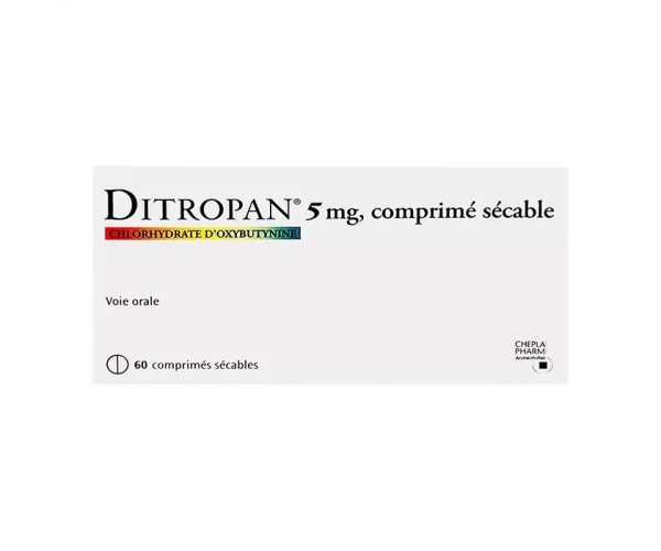  Thuốc điều trị tiểu tiện không kiểm soát Ditropan 5mg (60 viên/hộp)