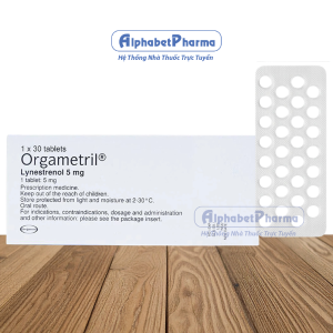 Thuốc trị đa kinh, rong kinh Orgametril 5mg (30 viên/hộp)