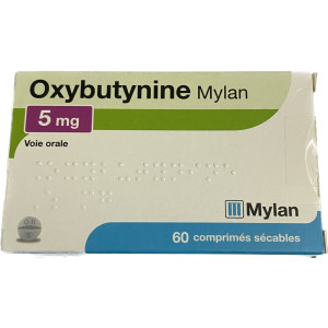 Thuốc điều trị tiểu tiện không kiểm soát Oxybutynine Mylan 5mg (60 viên/hộp)