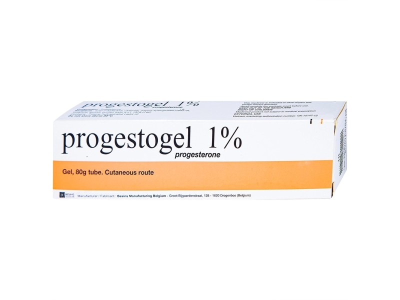 Thuốc điều trị các bệnh vú lành tính Progestogel 1% (80g)