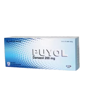 Thuốc điều trị lạc nội mạc tử cung, u xơ tuyến vú Puyol 200mg (3 vỉ x 10 viên/hộp)