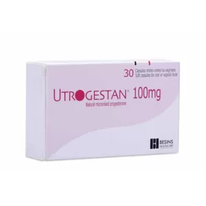 Utrogestan 100mg (2 vỉ x 15 viên/hộp)