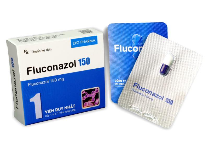 Thuốc kháng nấm Fluconazol DHG 150mg (1 viên/hộp)