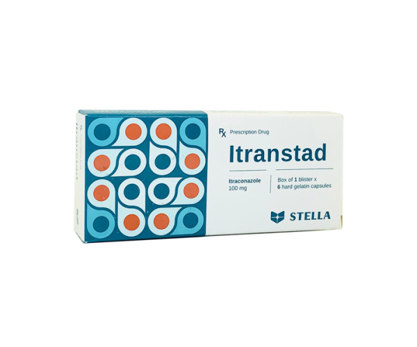 Thuốc kháng nấm Itranstad 100mg (6 viên/hộp)