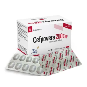 Cefpovera 200mg (10 vỉ x 10 viên/hộp)