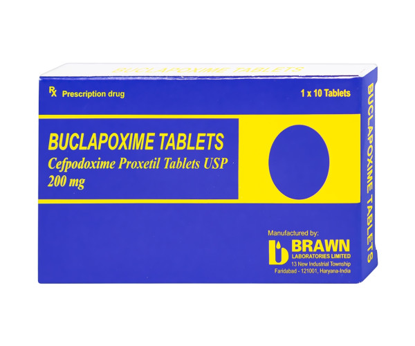 Thuốc kháng sinh Buclapoxime 200mg (10 viên/hộp)