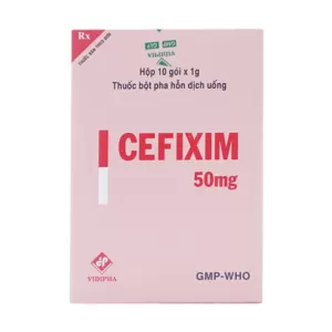 Cefixim Vidipha 50mg (10 gói/hộp)