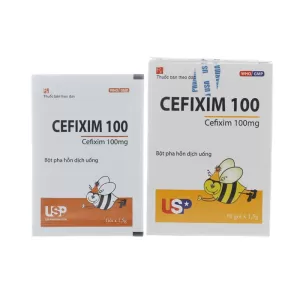 Cefixim 100mg USP (10 gói/hộp)