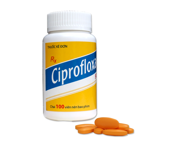 Thuốc kháng sinh Ciprofloxacin 500mg DMC (100 viên/chai)