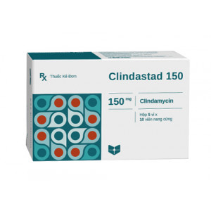 Thuốc kháng sinh Clindastad 150mg (5 vỉ x 10 viên/hộp)