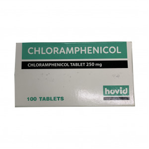 Thuốc kháng sinh Chloramphenicol 250mg Hovid (10 vỉ x 10 viên/hộp)