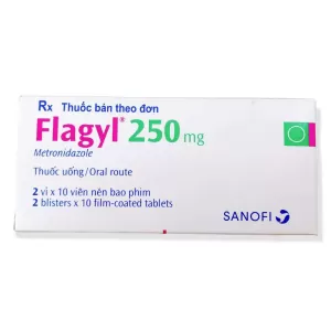 Flagyl 250mg (2 vỉ x 10 viên/hộp)