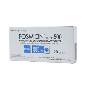 Fosmicin 500mg (2 vỉ x 10 viên/hộp)