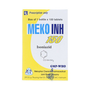 Thuốc phòng và điều trị lao phổi Meko INH 150 (100 viên/hộp)