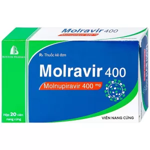 Molravir 400mg (2 vỉ x 10 viên/hộp)