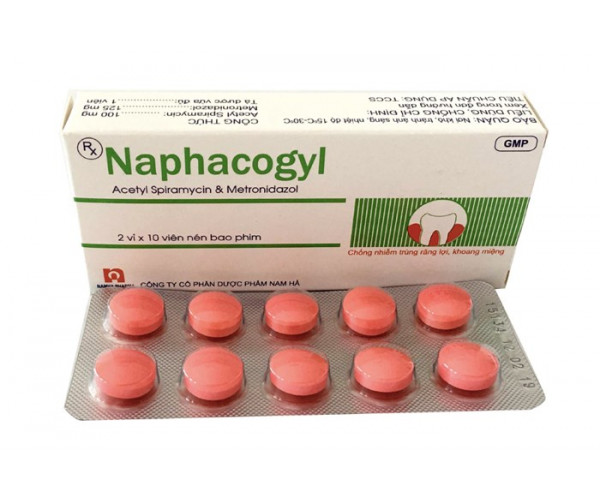 Thuốc kháng sinh Naphacogyl (2 vỉ x 10 viên/hộp)