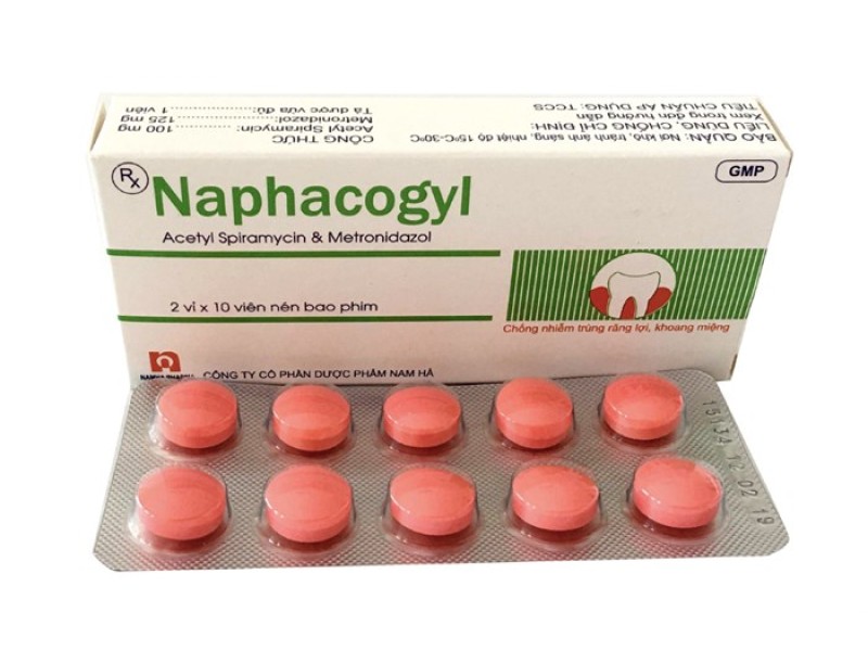 Thuốc kháng sinh Naphacogyl (2 vỉ x 10 viên/hộp)