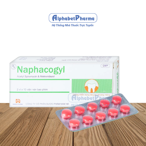Thuốc kháng sinh Naphacogyl (2 vỉ x 10 viên/hộp)
