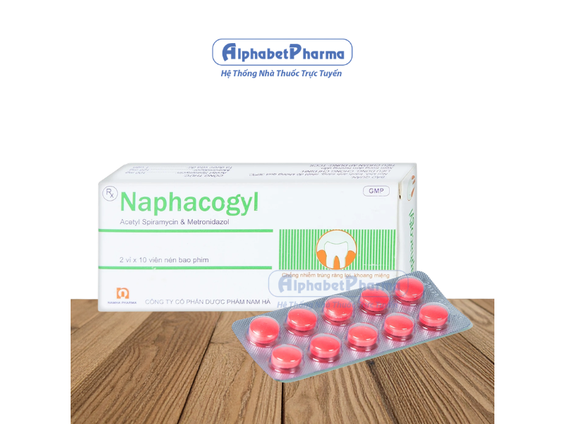 Thuốc kháng sinh Naphacogyl (2 vỉ x 10 viên/hộp)