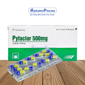 Thuốc kháng sinh Pyfaclor 500mg (12 viên/hộp)