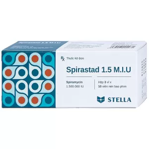 Spirastad 1.5 M.I.U (3 vỉ x 10 viên/hộp)