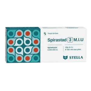 Spirastad 3 M.I.U (2 vỉ x 5 viên/hộp)