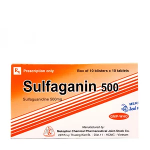 Sulfaganin 500mg MKP (10 vỉ x 10 viên/hộp)