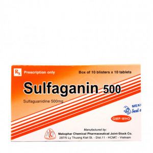 Thuốc kháng sinh Sulfaganin 500mg MKP (10 vỉ x 10 viên/hộp)