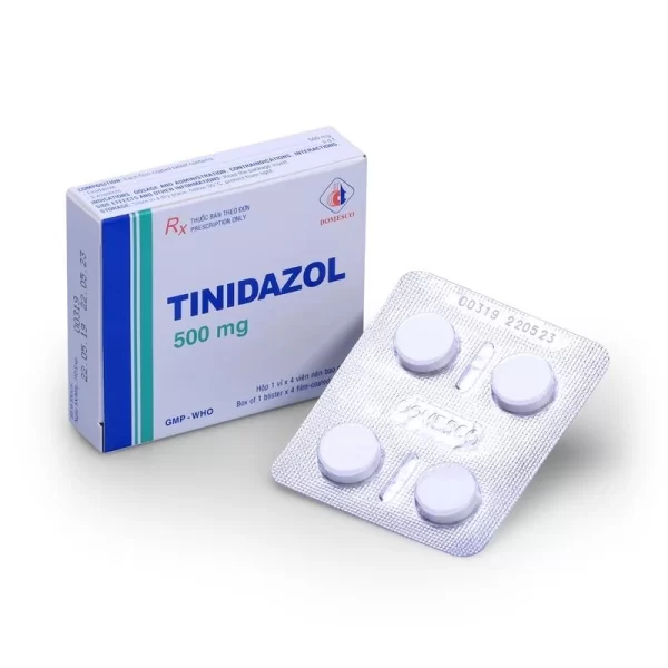 Tinidazol 500mg DMC (4 tablets/box)