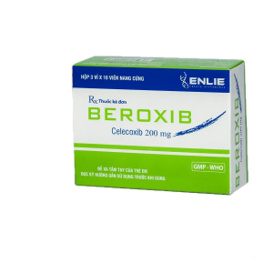 Thuốc giảm đau, kháng viêm Beroxib 200mg Enlie (3 vỉ x 10 viên/hộp)
