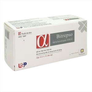 Thuốc kháng viêm chống phù nề Bitrepso (10 vỉ x 10 viên/hộp)
