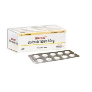 Thuốc giảm đau, kháng viêm Bixocot 60mg (10 vỉ x 10 viên/hộp)