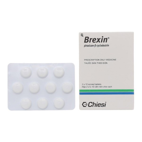 Thuốc giảm đau, kháng viêm Brexin (2 vỉ x 10 viên/hộp)