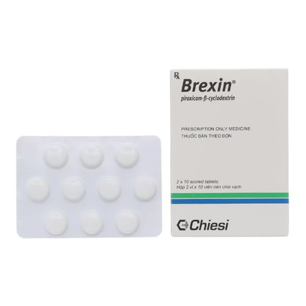 Thuốc giảm đau, kháng viêm Brexin (2 vỉ x 10 viên/hộp)