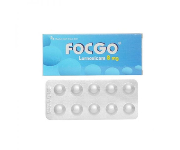 Thuốc kháng viêm, giảm đau Focgo 8mg (3 vỉ x 10 viên/hộp)