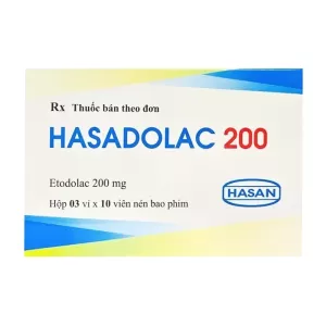 Hasadolac 200 (3 vỉ x10 viên/hộp)