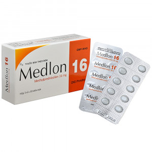 Thuốc kháng viêm Medlon 16mg (3 vỉ x 10 viên/hộp)