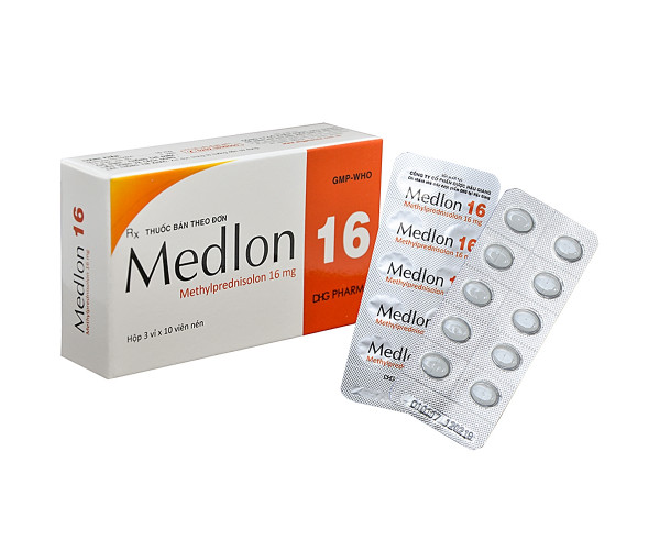 Thuốc kháng viêm Medlon 16mg (3 vỉ x 10 viên/hộp)