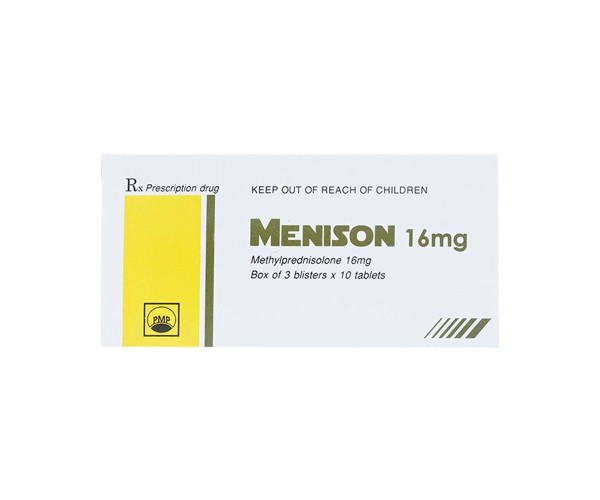 Thuốc kháng viêm Menison 16mg (3 vỉ x 10 viên/hộp)