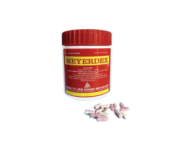 Thuốc kháng viêm Meyerdex 0.5mg (500 viên/hộp)