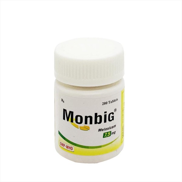 Thuốc giảm đau, kháng viêm Monbig 7.5mg (200 viên/hộp)