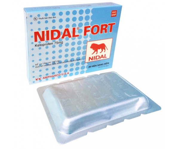 Thuốc kháng viêm, giảm đau Nidal Fort (3 vỉ x 10 viên/hộp)